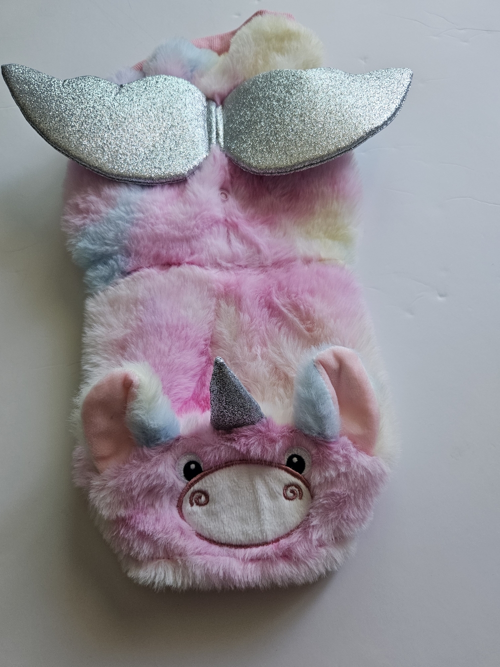 Plush Pink Unicorn Mermaid Tail Pet Costume